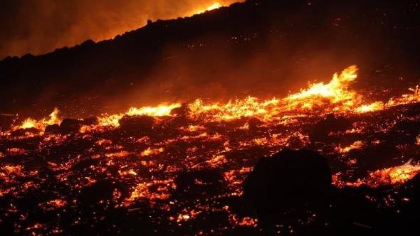 Sabunçuda zibilxanada baş verən yanğın mağazaya da keçdi