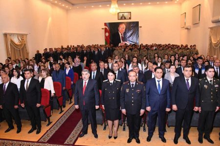 Ulu Öndər Heydər Əliyevin anadan olmasının 100 illik yubileyi Hacıqabul rayonunda təntənəli sürətdə qeyd olundu