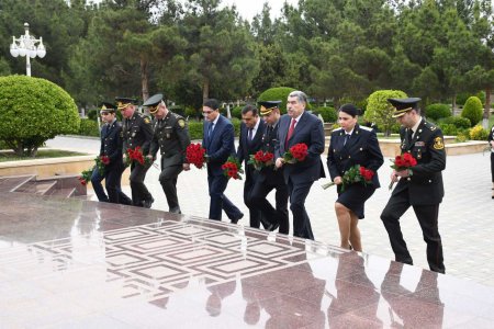 Ulu Öndər Heydər Əliyevin anadan olmasının 100 illik yubileyi Hacıqabul rayonunda təntənəli sürətdə qeyd olundu