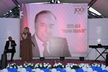 Ulu Öndər Heydər Əliyevin anadan olmasının 100 illik yubileyi Hacıqabul rayonunda təntənəli sürətdə qeyd olundu