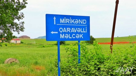 Məlcək-Mirikənd-Qaravəlli avtomobil yolunun yenidən qurulması davam edir VİDEO/FOTO