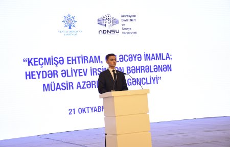 Tahir Budaqov: “Keçmişə ehtiram, gələcəyə inamla: Heydər Əliyev irsindən bəhrələnən müasir Azərbaycan gəncliyi”