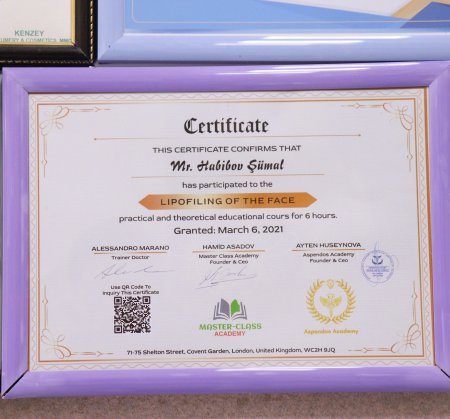 Kosmetoloq Dr. Şural Həbibov bir çox kosmetoloji prosedurları yüksək səviyyədə icra edir